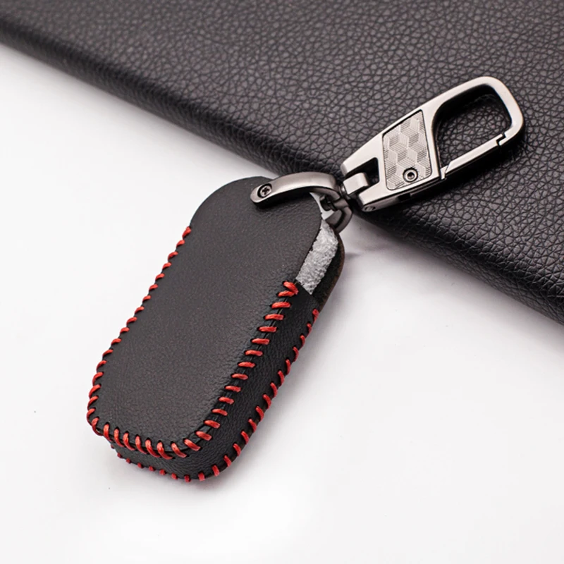 100% Кожаный Автомобильный брелок для ключей чехол держатель Kia 2017 2018 2019 sportage R Stinger