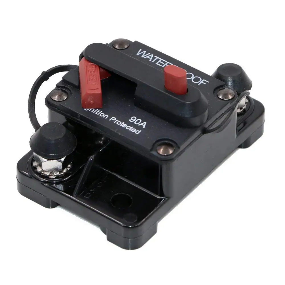 90A Водонепроницаемый автомат защити цепи держатель предохранителя с ручным