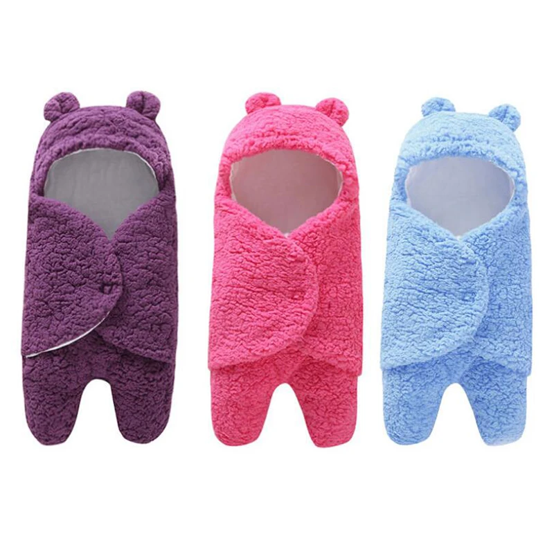 

Baby Sleeping Bag Envelope Newborn Baby Autumn Winter Swaddle Blanket Wrap Cute Sleeping Pouch Kids Sleepsack Bedding
