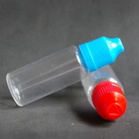 pet 20ml plastic vial eye dropper bottle with childproof cap plastic bottles for liquid jar 10pcs