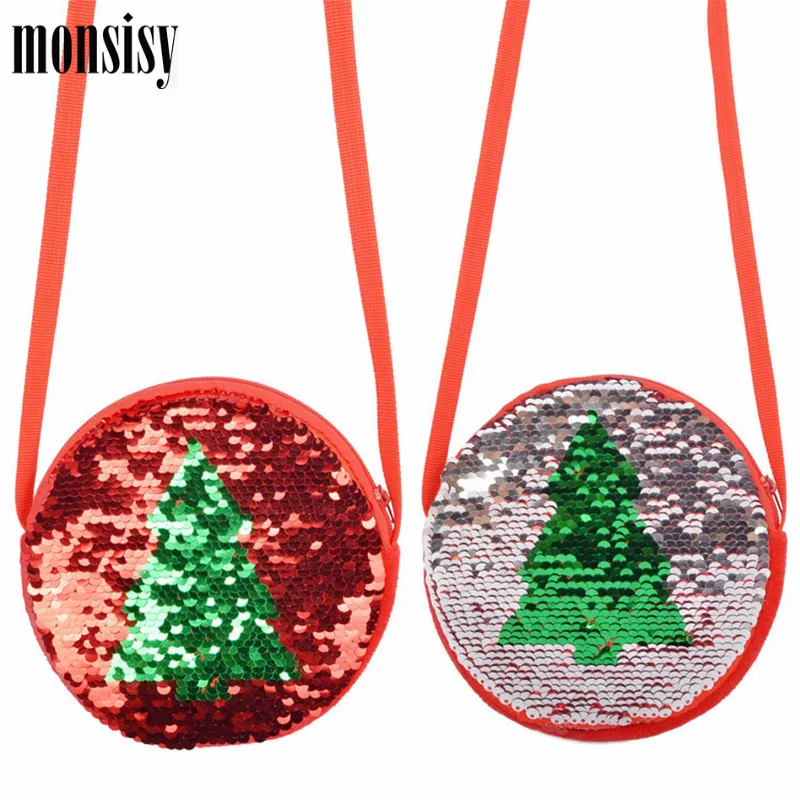 Monsisy/сумки через плечо для мальчиков и девочек детские сумки Рождественский