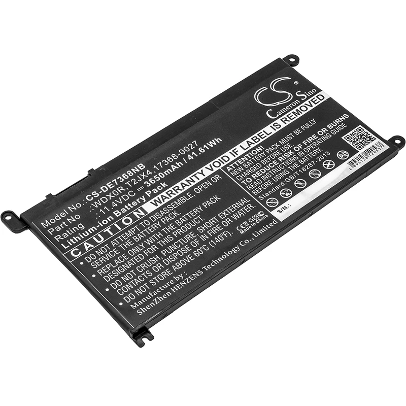 Cameron sino для DELL Dell INS 13MF PRO-D1708TSINS PRO-D1508TSInspiron 13 7368 T2JX4 WDX0R батарея | Электроника