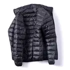 Новая модная теплая мужская одежда с воротником-стойкой, зимнее однотонное короткое тонкое пальто для мужчин, повседневная мужская портативная верхняя одежда