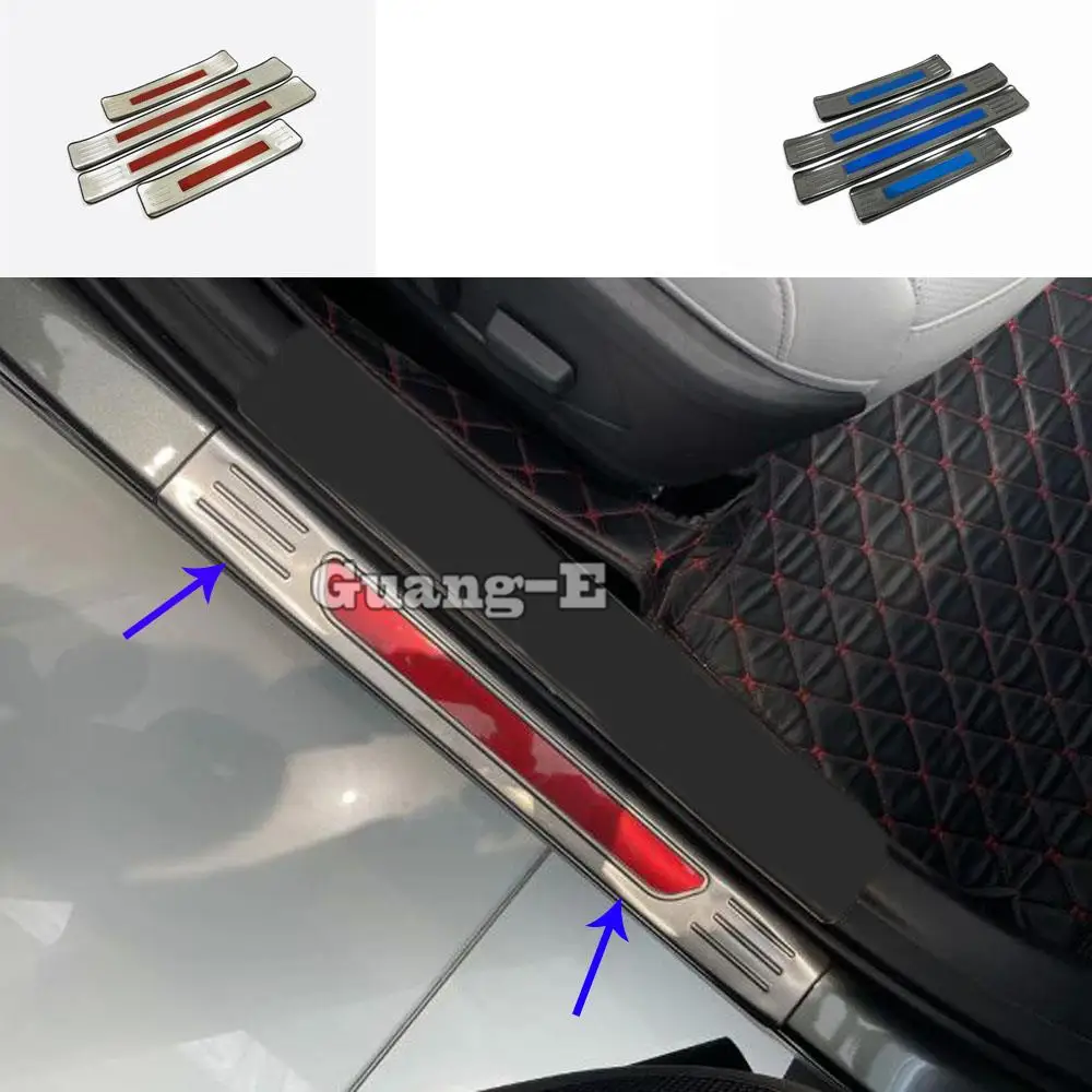 

Накладка на порог для Hyundai Tucson L 2021 2022, из нержавеющей стали