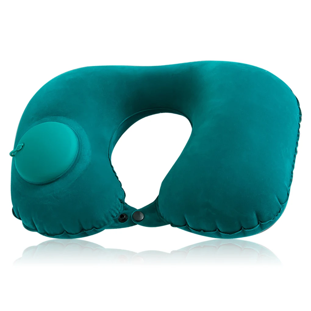 

U-Shaped Pillow Travel Pillow Airplanes Inflatable Super Light Portable Neck Pillow Automatic Inflatable Cervical Vertebr Pillow