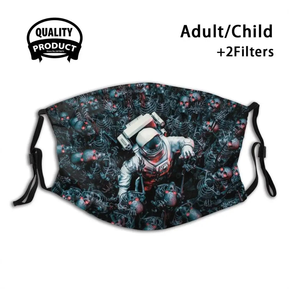 

Planet Of Terror Reusable Mouth Mask Washable Filter Anti Dust Face Masks Science Fiction Astronaut Fantasy Astro Space Robot