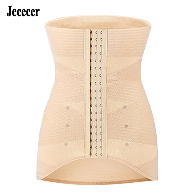 Women Waist Trainer Belly Sheath Control Tummy Hips Abdomen Buckle Compression Postpartum Slimming Body Shaping Belt Corset