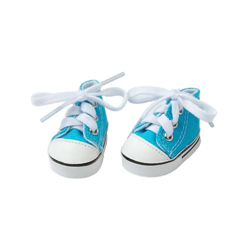 

Mini 5cm Canvas Doll Shoes For 14.5 Inch Wellie Wisher Blythe&Paola Reina&1/6 BJD Doll Accessories Girl's DIY Toys