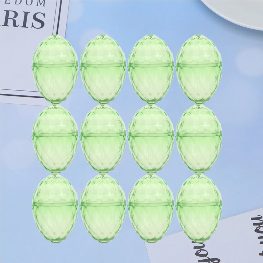 

12PCS Transparent Candy Box Creative Round Candy Container Portable Snack Storage Box Delicate Wedding Candy Box for Par