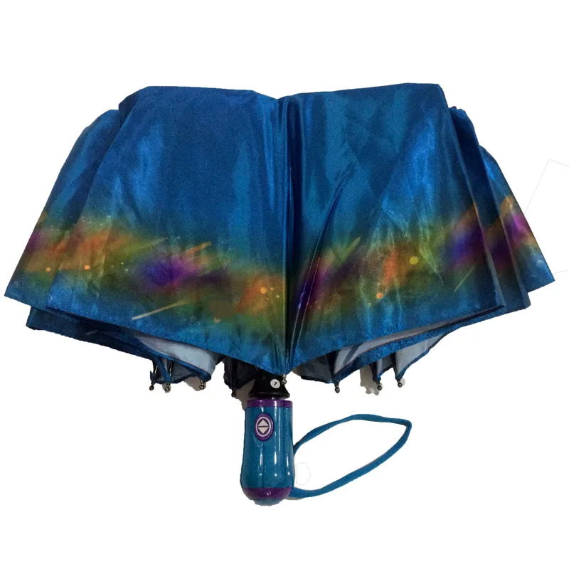 Женский зонт автоматический складной (атласный навес Высококачественная