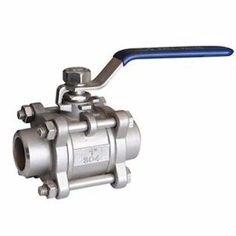 

DN25 1" Butt Weld 304 Stainless Steel 1-piece Ball Valve oil water air 229 PSI