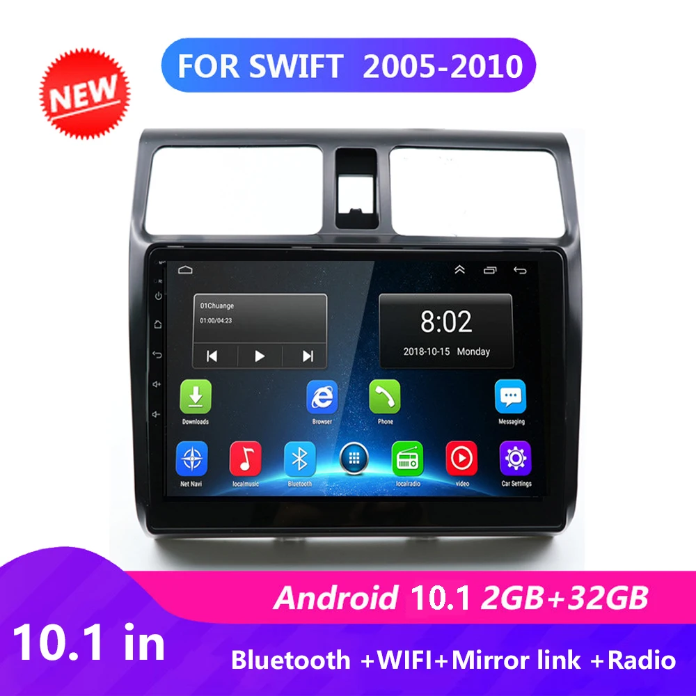 2 Din 10 1 &quotAndroid Mirrorlink автомобиль радио Bluetooth Автомобильный мультимедийный плеер FM