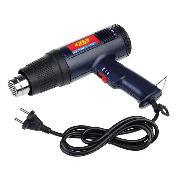 

220V Eu Plug Hot Air Gun Electronic Heat 2-Speed Modes Tool 1600W