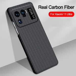 pure real carbon fiber cases for xiaomi mi 11 ultra case aramid fiber shockproof back cover for mi 11i 10 poco f3 redmi k40 pro free global shipping
