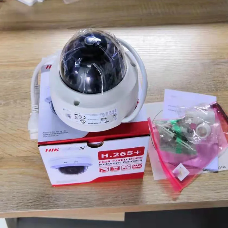 DS 2CD1143G0E I заменить 2CD1143G0 4MP ИК Сетевая купольная ip камера Cam IP67 IK10 H.265 + CCTV Камера