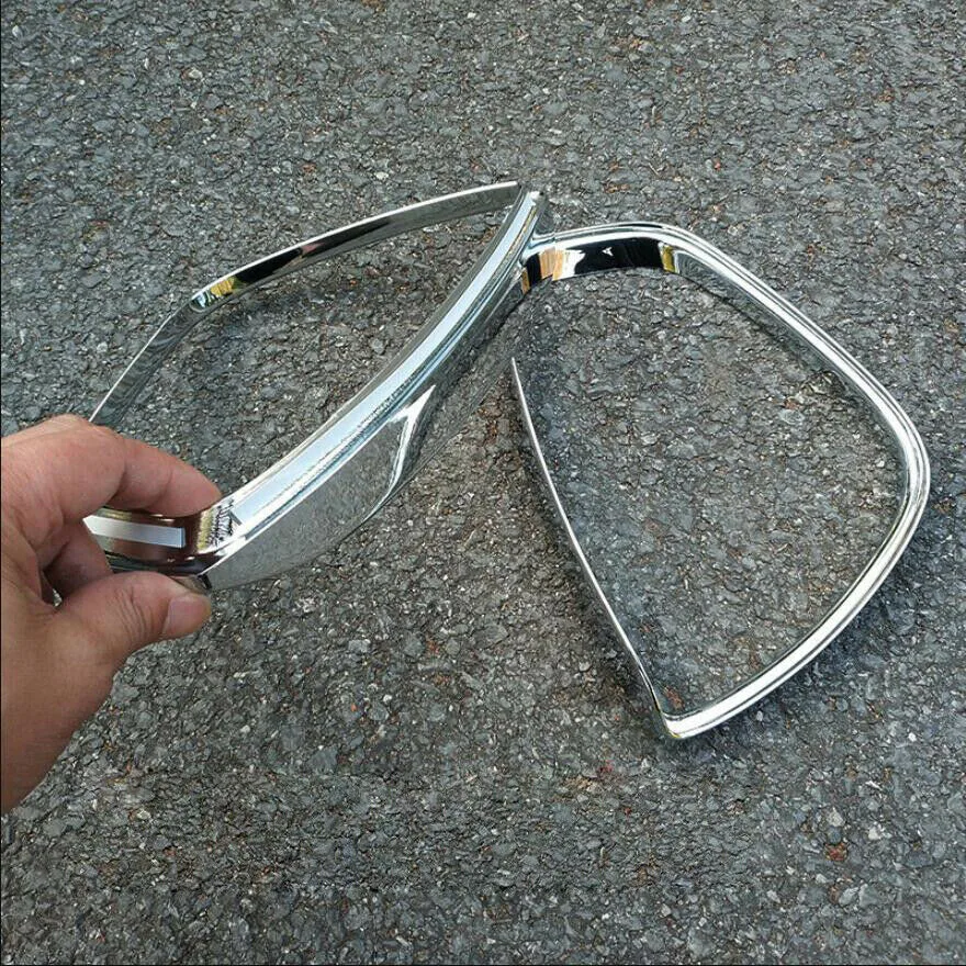 

Rain Eyebrow Trim For 2020 2021 Toyota Highlander Chrome Car Side Mirror Rain Eyebrow Cover Trim