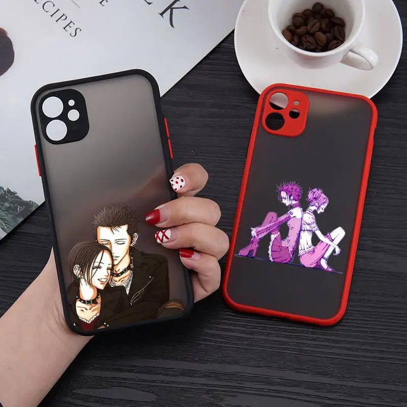 

Japan anime Oosaki Nana Phone Case matte transparent For iphone 7 8 11 12 plus mini x xs xr pro max cover