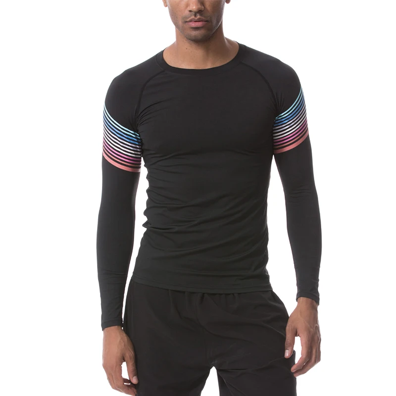 

Compression Men Yoga Top Fitness Sports Suits Gym Long Sleeve Top Clothing Shirts Running Top Workout Workout Top NANYJ8
