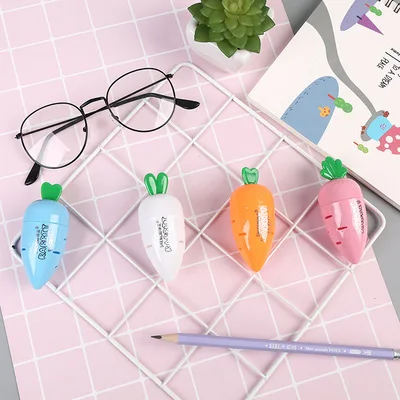 1 шт. Kawaii точилка для карандаша в виде совы, нож, рекламный подарок, канцелярские принадлежности, Студенческая точилка с двойным управлением, мультяшная точилка для карандашей - Цвет: 1 PC random