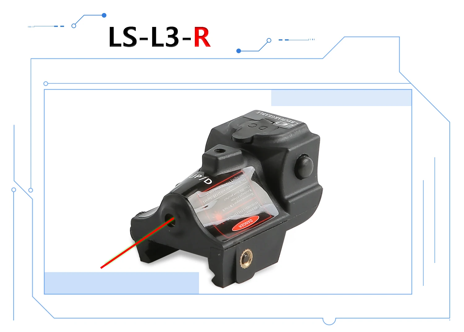 LS-CL3-G лазерный прицел светильник тактический светодиодный мини вспышка светильник 20 мм с креплением для охоты Keymod рейку оружие светильник для занятий спортом на открытом воздухе