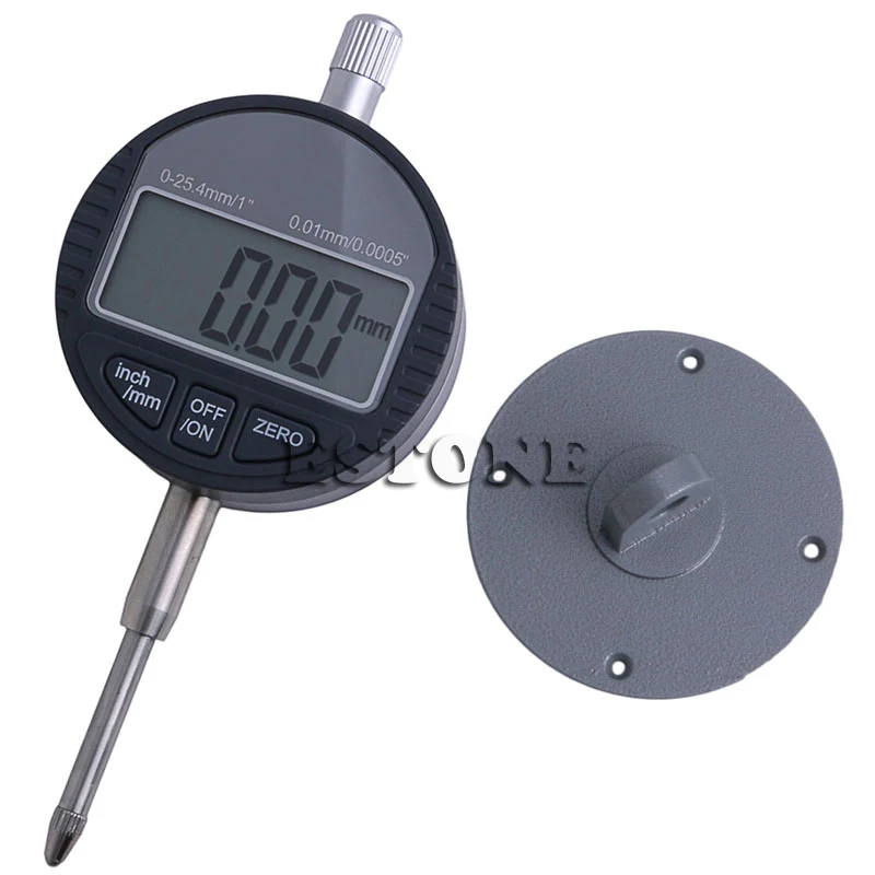 

0.01mm/0.0005" Range 0-25.4mm/1" Gauge Digital Dial indicator Precision Tool