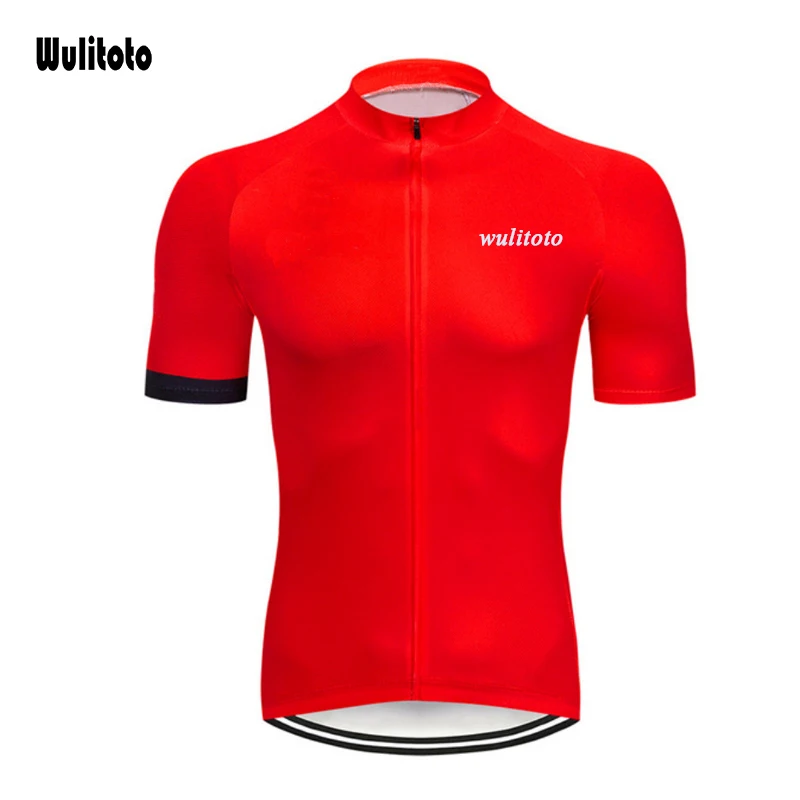 

WULITOTO summer Bicycle Top Shirt Mountain Bike Cycling Jersey Short Sleeve MTB clothing For Men