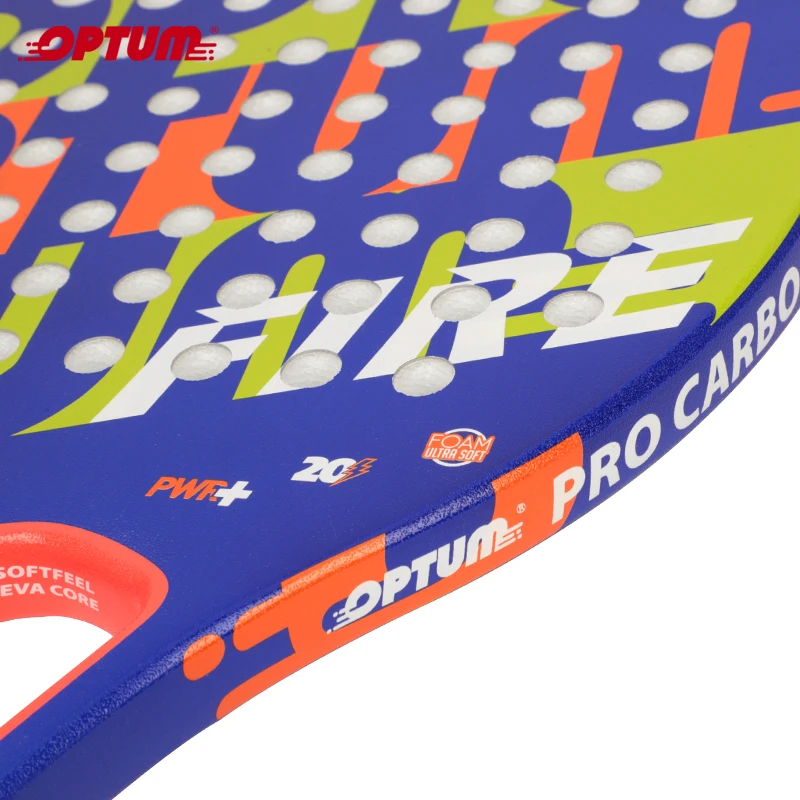 Детская ракетка для тенниса из углеродного волокна OPTUM Fire (2 ракетки 2 мяча чехла)