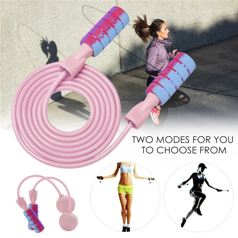 

2 in 1 Adjustable Ropeless Heavy Ball Jump Skipping Rope Comba Indoor Gym Fitness Weight Loss Workout Exercise Boxing Equipment
