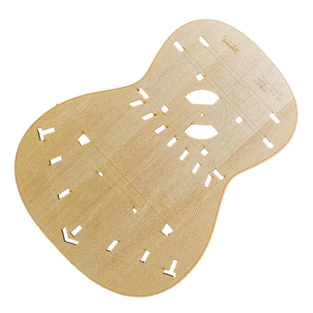 

36 Inch Guitar Template DIY Wooden Classical Guitar Body Part for Hermann Hauser
