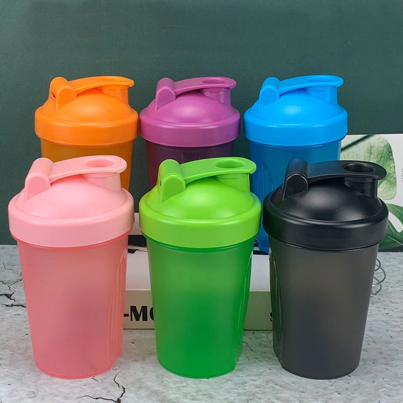 

400ml High Quality Fitness Shaker Outdoor Portable Plastic Drink Bottle Sport Shaker Bottle Protein Powder Mixing Bottle Sport