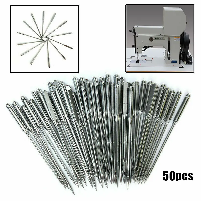 50PCS Home Sewing Machine Needles Sharp Universal Regular Point 11/75 12/80 14/90 16/100 18/110 DIY Sewing Machine Accessories