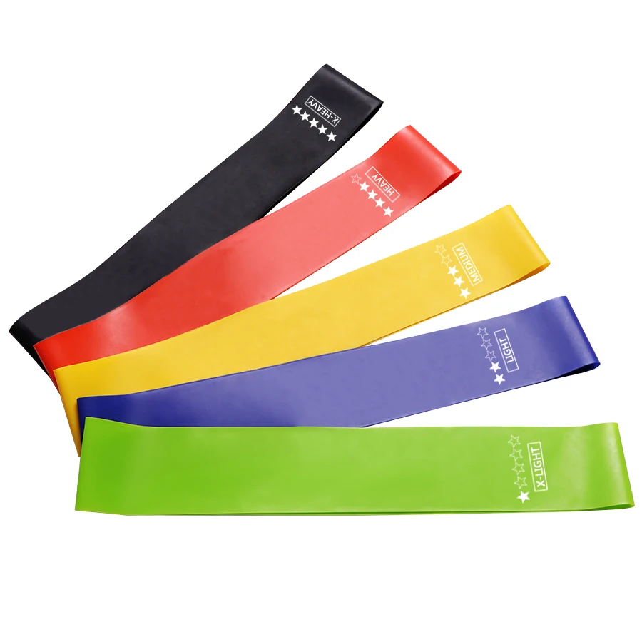 Эспандер резиновый для занятий спортом эластичная резиновая лента йогой