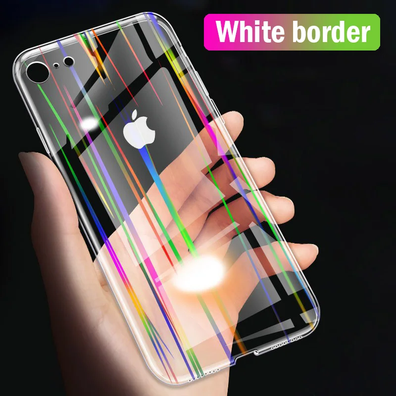 Чехол из закаленного стекла для телефона прозрачный чехол Apple iPhone XR XS Max X 8 7 Plus 6 6S