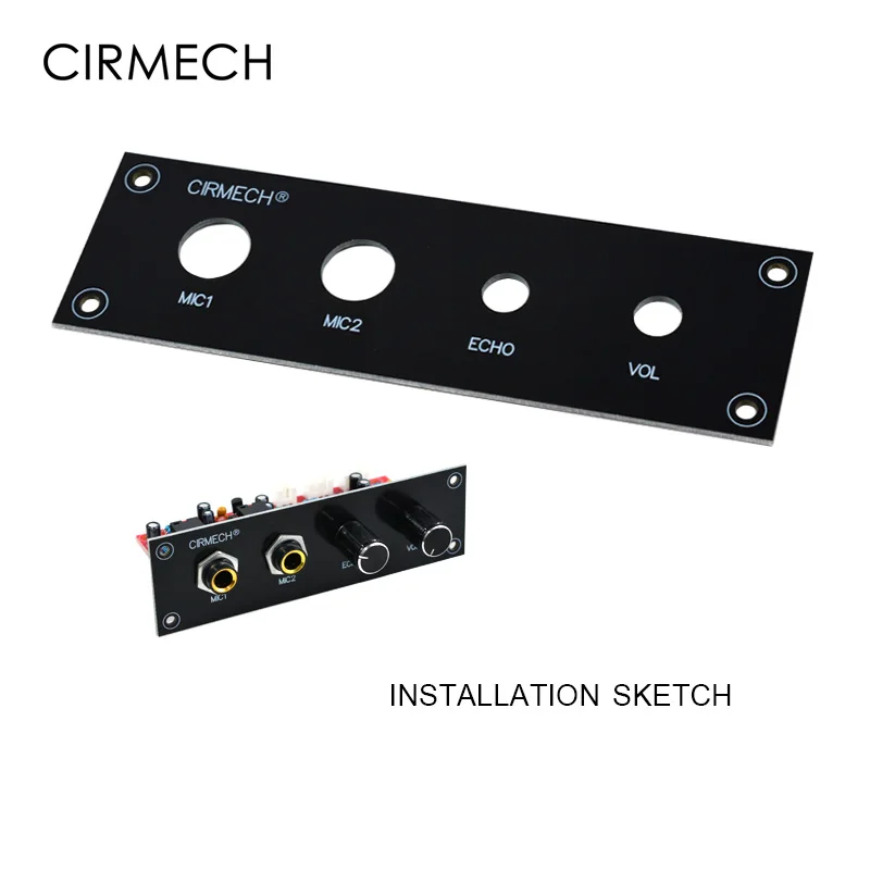 CIRMECH одна мощность PT2399 NE5532 караоке для платы микрофон панель только без других