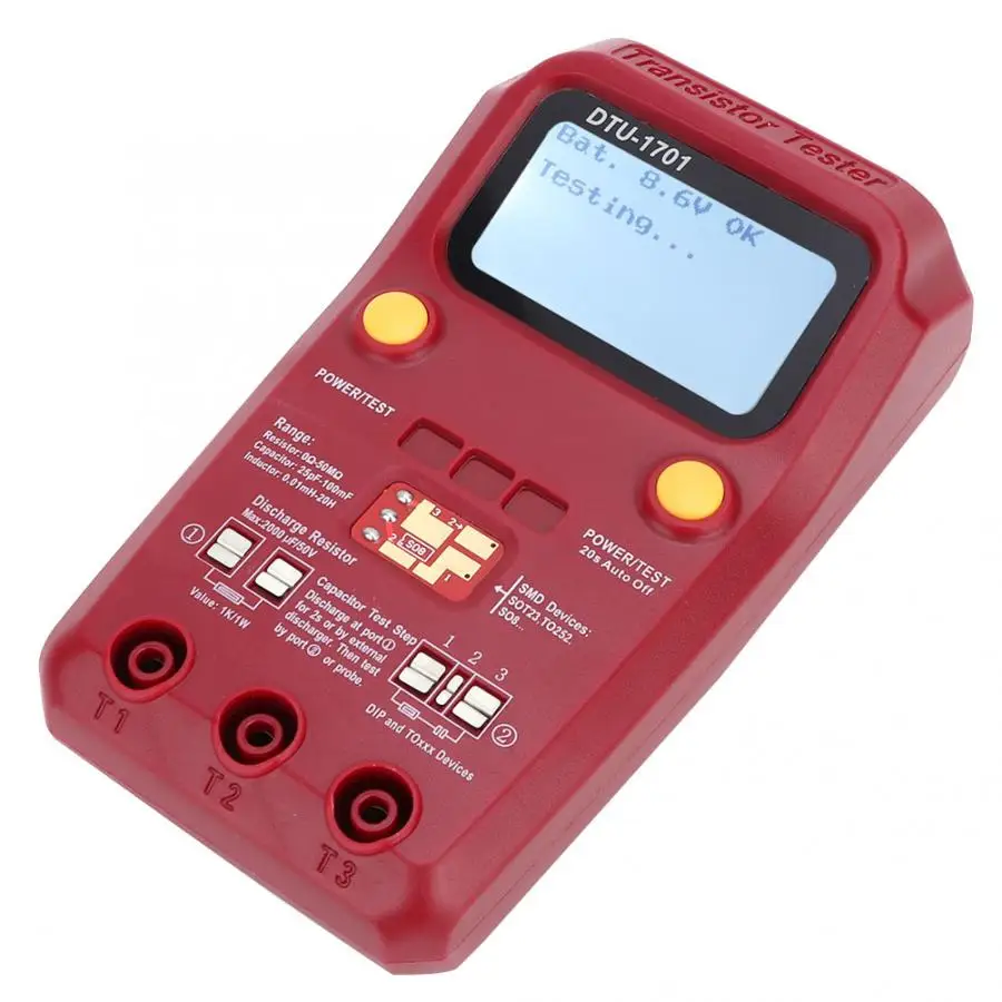 Megohmmeter Многофункциональный диодный Триод MOSFET выход HFE инструмент для