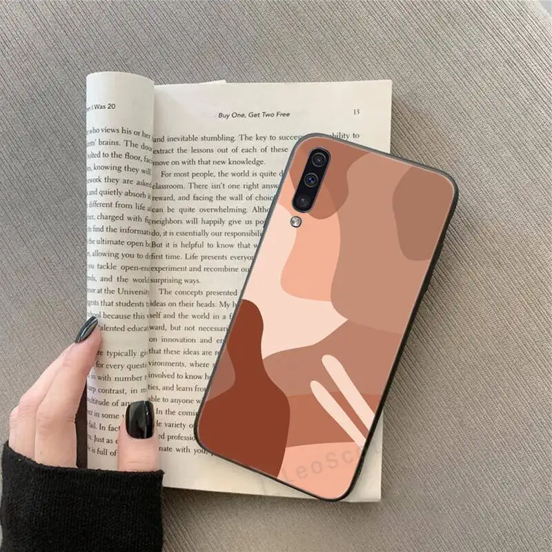 

Fashion mosaic painting simple Phone Case For Samsung Galaxy A 3 6 7 8 10 21 01 11 31 91 10S 20S 30S 50S PLUS cover funda coque