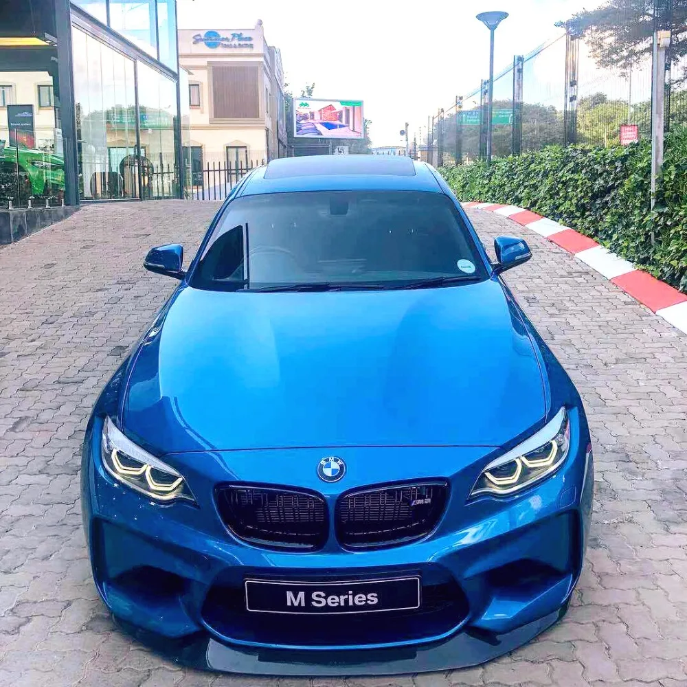 F87 M2 GTS I стиль углеродное волокно переднего бампера нижняя полоса для установки
