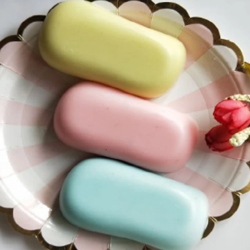 Большая овальная силиконовая форма для мыла 6 полости торта домашнее мыло конфет