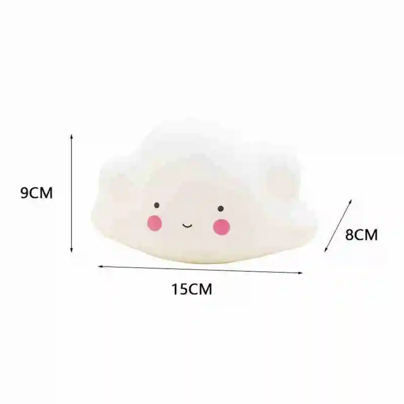 

Cute 3D LED Cloud Night Light Star Moon Cloud Wall Desktop Baby Kids Room Nursery Lamp Decoration Gifts 3 Color Can Choose