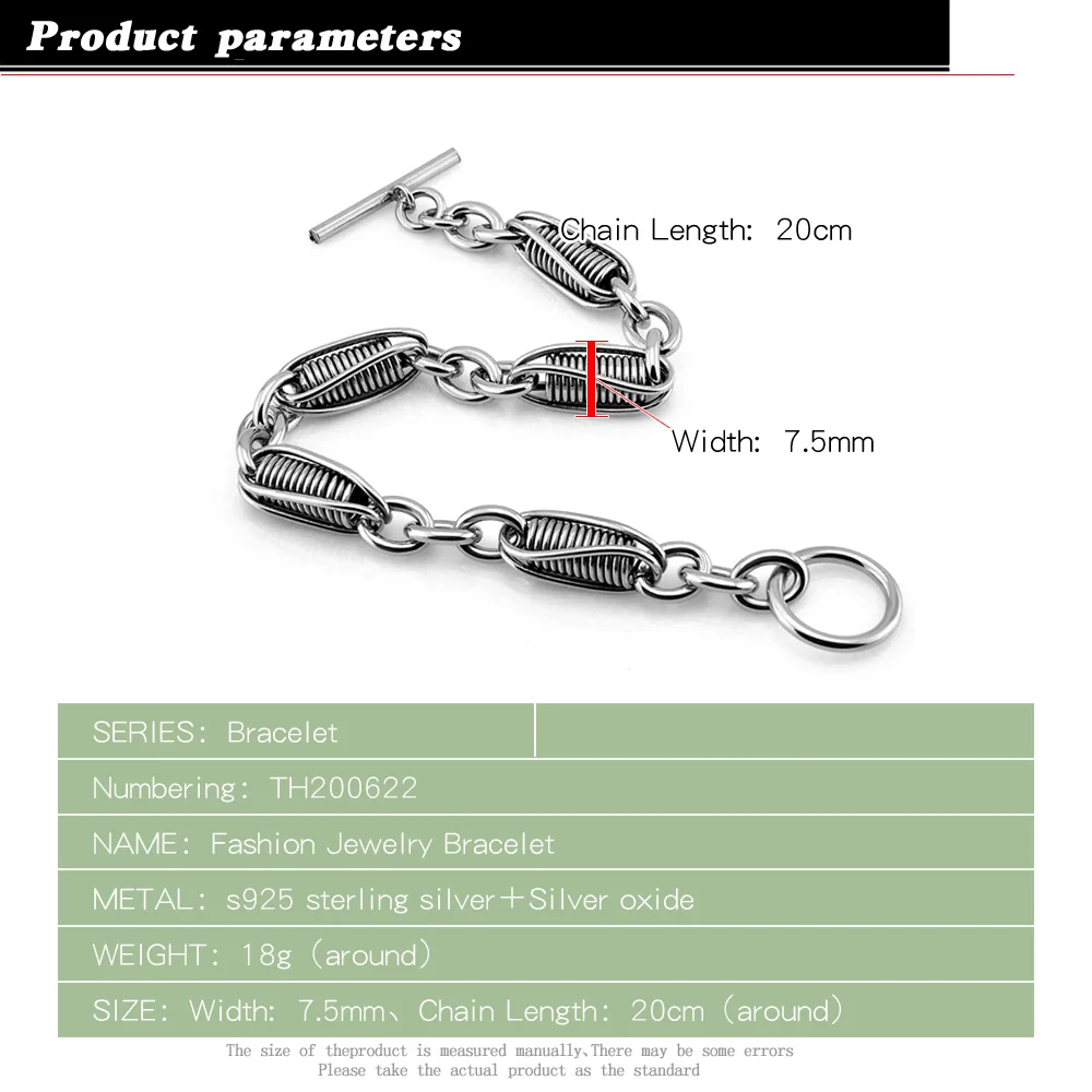 Высокое качество Винтаж тайское серебро ювелирные изделия твердого