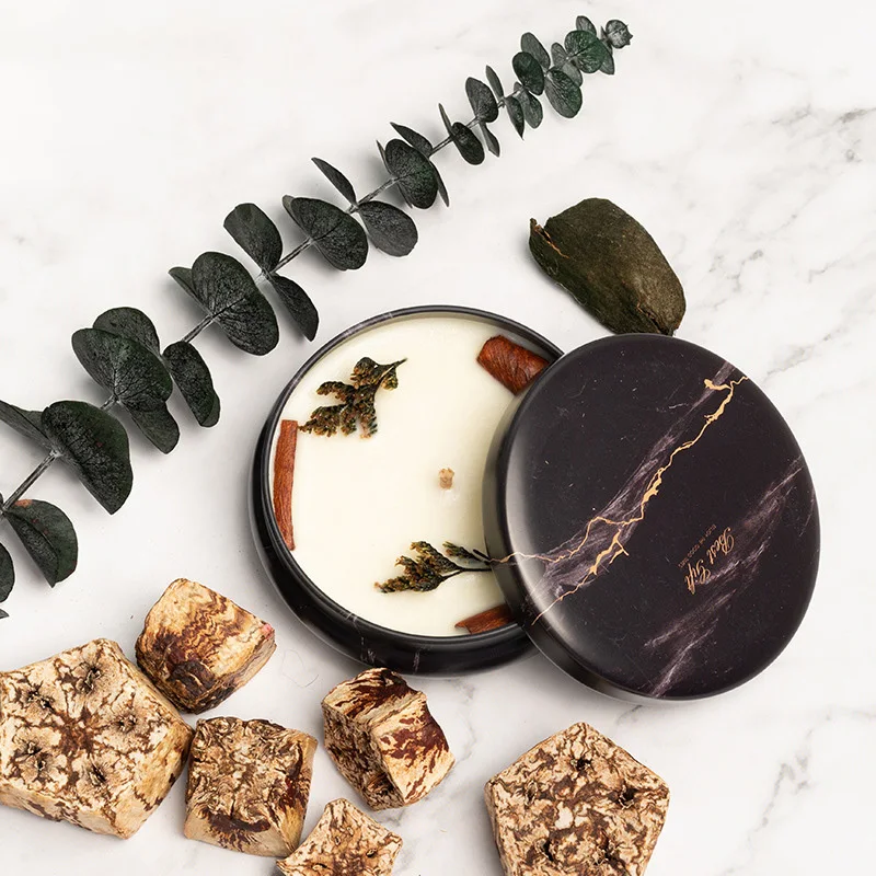 Модная Подарочная коробка соевая искусственная свеча стеклянные банки подарок