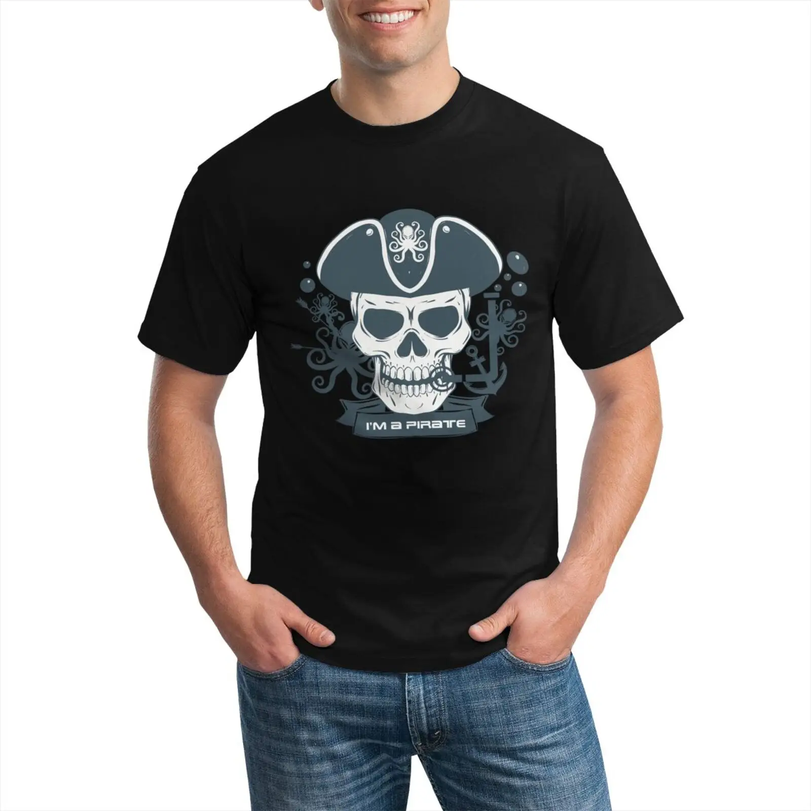

Men tshirts Short Sleeve Cotton Fitness Breathable Mens t shirts Top Skull Printed Casual Fashion Outdoors Camping Fishing