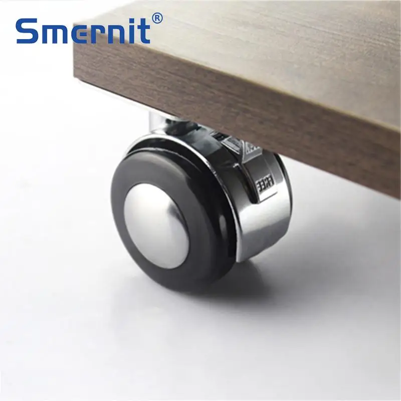 Колесики для мебели 4 шт. литые ролики с тормозом 1 5 дюйма универсальная пластина