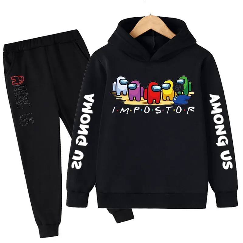 

Baby Among Us Set Boy Clothing 2021 Winter Casual Cotton Kids Among Us Hoodies + Pants Children's Long Sleeve Video Game Outfits