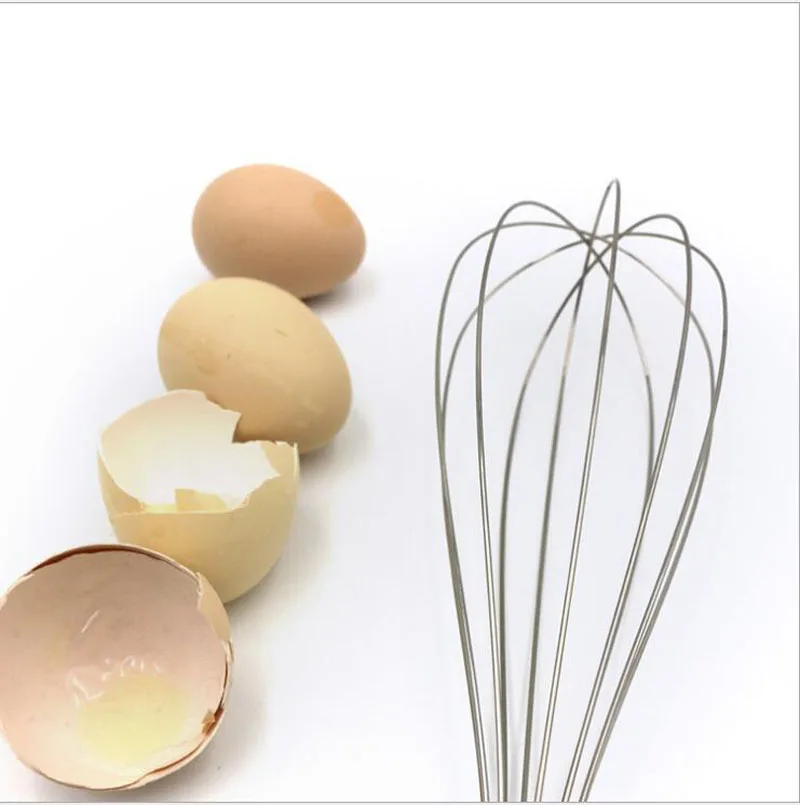 8/10/12 Inches Egg Beater Kitchen Stainless Steel Beaters Eggbeater Whisk Mixer Cake Cooking Tools | Дом и сад