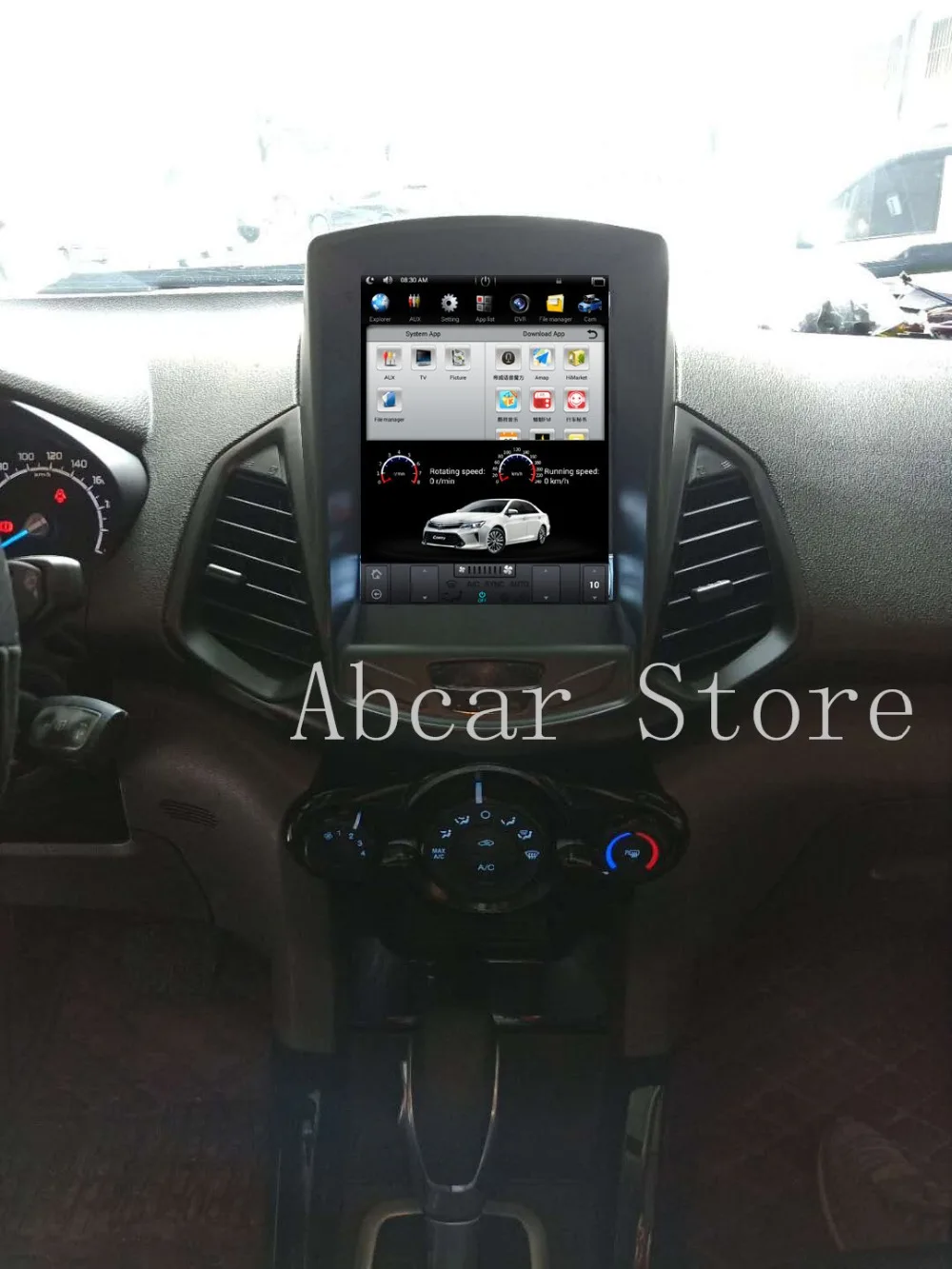 10 4 ''Tesla style Android 9 0 автомобильный dvd плеер GPS навигация для FORD EcoSport 2013 2018 стерео PX6