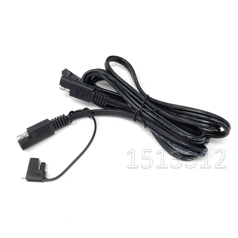 12V Sae to Connector Plug 180CM Quick Disconnect Harness For Motorcycle Automotive Power Extension Cable 18 AWG Dust Cap |