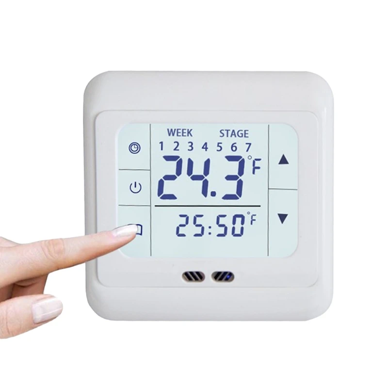 

Warm Floor Heating Temperature Controller Auto Control AC 230V 30A Digital Room Thermostat Home Thermoregulator