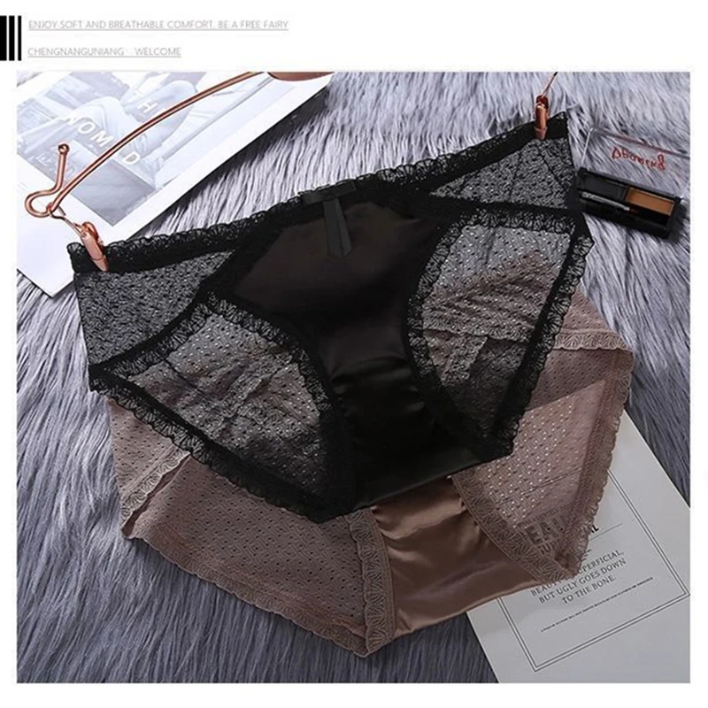3 шт./лот модное хлопковое кружевное женское нижнее белье сексуальные трусики
