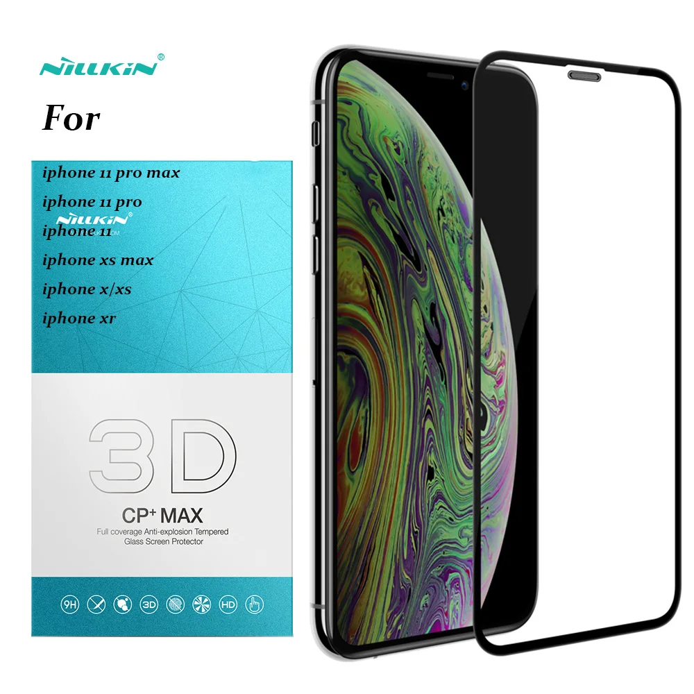 Для iphone 11 стекло NILLKIN Amazing 3D CP + MAX 9H закаленное Защита экрана для x/xs Max/xr/11 Pro/11 Pro